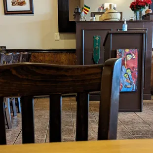 Interior across my table