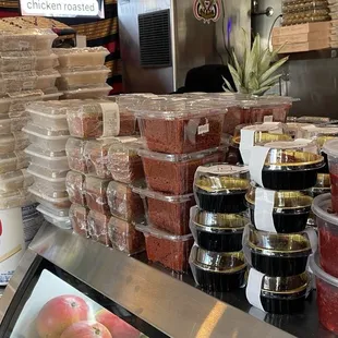 Their to-go dessert assortment...