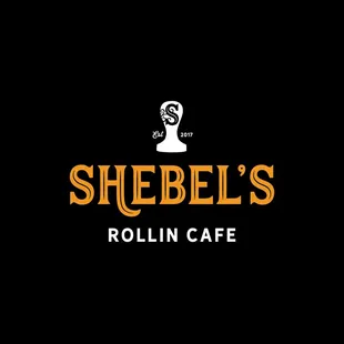 the logo for shebel's rollin cafe
