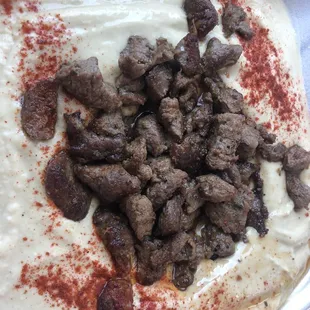 Hummus with Lamb