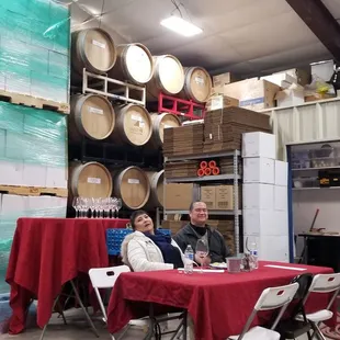 At a Sheehan tasting...always feel like I am coming home!