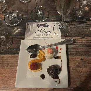 NYE 5 course dinner with wine pairing
