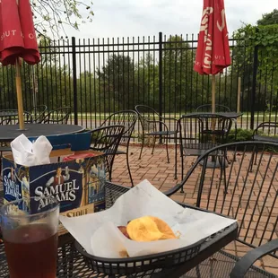 Wow...when the weather is nice how can you not take advantage of wonderful outdoor spots like this at the Sheeley House!