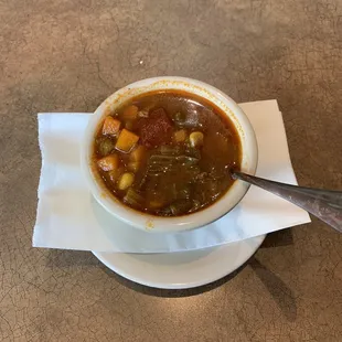 Lamb Vegetable Soup.  Outstanding!