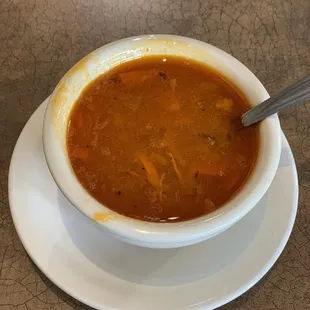 Chicken Lemon Rice Soup!