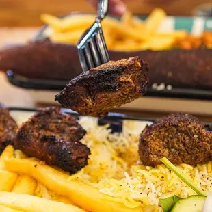 5. Steak Kabob Platter