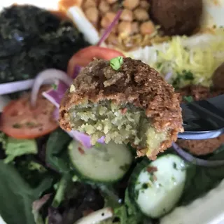 Falafel - Half Rice Half Salad