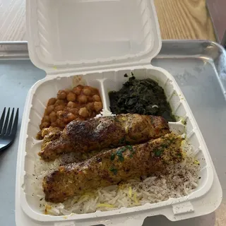 3. Chicken Kubideh Platter