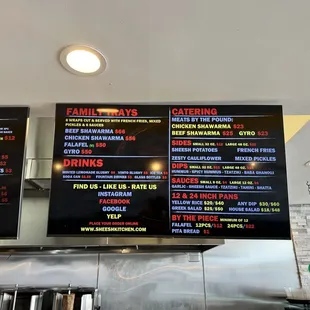 menus