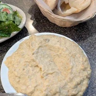I always get the baba ganoush  appetizer.