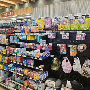 Vast inventory of living necessities.