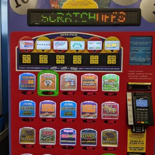 Instant Lottery Machine makes it convenient to buy tickets without the help of a cashier
