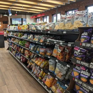Plenty of snack food options