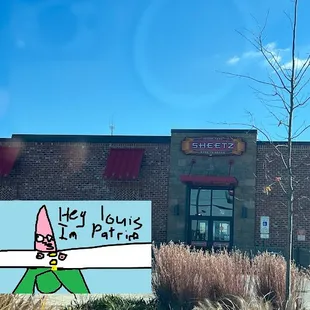 Me at the gas station