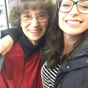 When Anita steps out from behind the counter to hug you.... made my whole night! #AdoptedGrandma