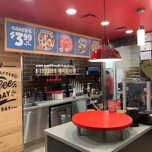 Coffee barista bar. All those syrups, pumps, squirts, dollops, and sprinkles you get on your caffeine. #UpCloseSavor XP