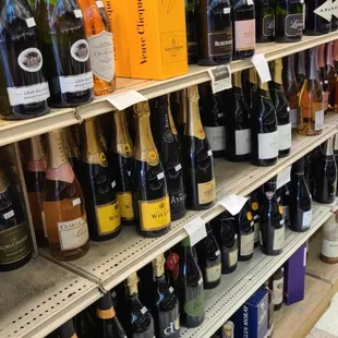 a wide selection of wines
