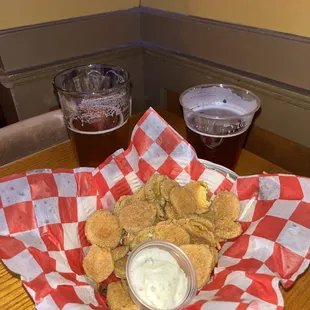 fried pickle chips