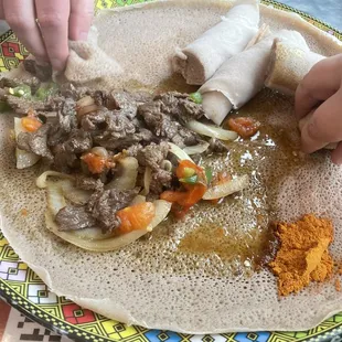a plate of food
