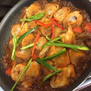 paella, food