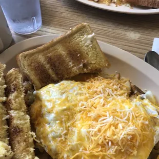 Cheese head and Texas toast Breakfast