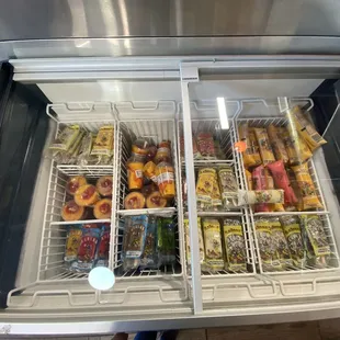 Frozen fruit desserts