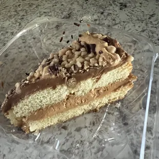 Slice Caramel Cake