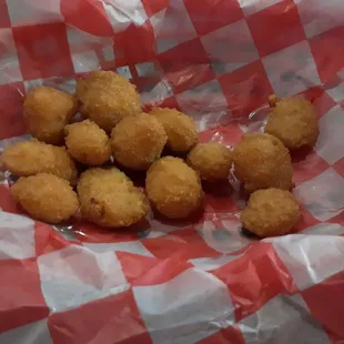 Cheese balls- we ate half of these before the pic was taken.  Served with ranch which is really good.
