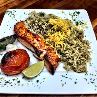 Salmon plate
