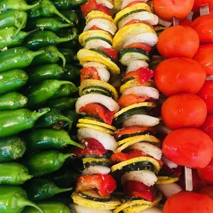 Veggie skewers