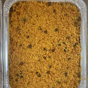  two containers of rice