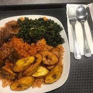 Jollof Rice Combo- a customer favorite