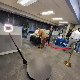 Spinning our 360 Booth at Altura Credit Union