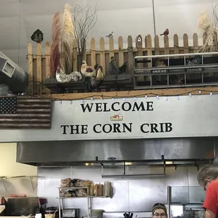 Best thing about staying at the Shelby Country Inn and  RV was the home cooking at this Restaurant located across the street!