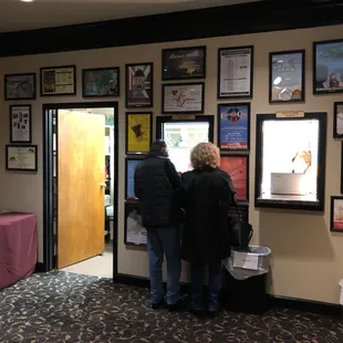 Ticket office is to the left as soon as you enter.