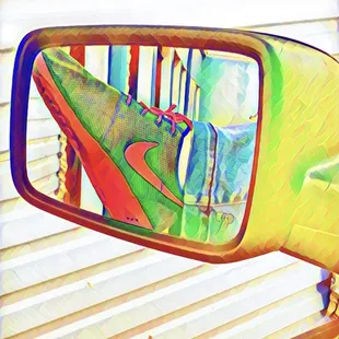 Objects are closer than they appear...Filtered photo of 2017 Nike Roshe Runs.