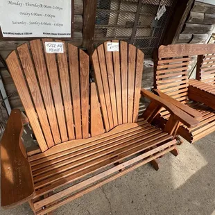 Buy outdoor furniture.