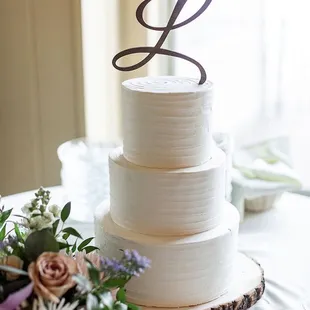 a wedding cake