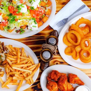 a variety of food items