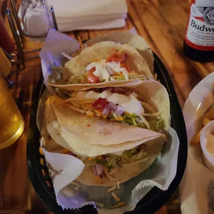 Friday night is 50 cent tacos or Supreme for $1