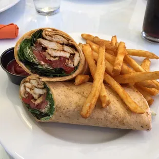 Tequila Lime Chicken Wrap