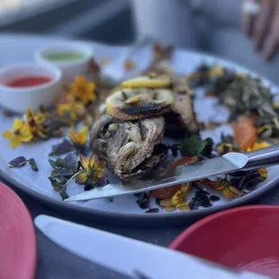 Whole fish, the roasted pistachios was a nice touch