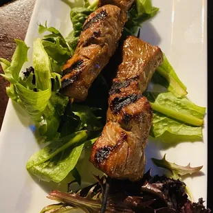 Portuguese Beef Skewers