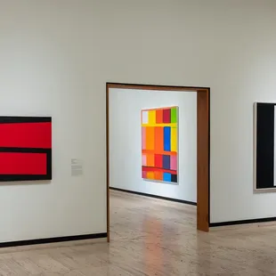 Artwork in "Point of Departure: Abstraction 1958-Present," fall semester 2021.