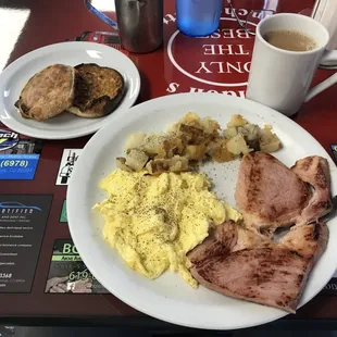 GREAT HAM STEAK breakfast $10.75