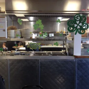 sushi and sashimi, interior