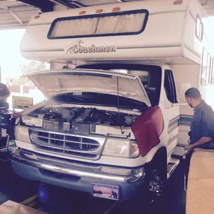 We service RVs as well!