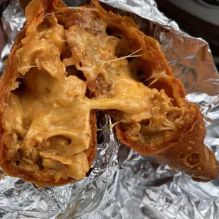 Buffalo chicken empanada