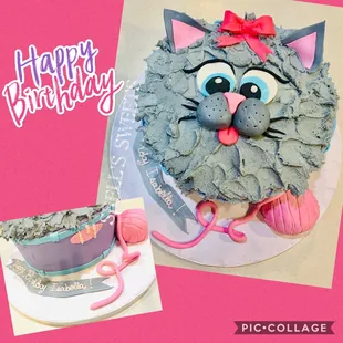 Kitten All Edible with Fondant Details
