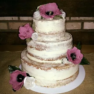 Naked Wedding Cake